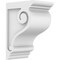 Ekena Millwork Standard Scroll Architectural Grade PVC Corbel, 5"W x 8"D x 12"H CORP05X08X12SCR - alternate 1